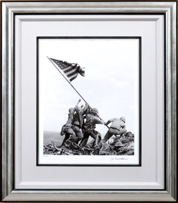 JOE ROSENTHAL PHOTOGRAPH RAISING FLAG AT IWO JIMA (1 of 6)