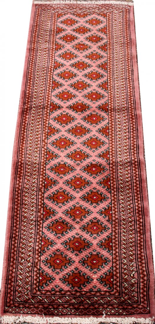 ORIENTAL BOKHARA WOOL RUNNER C. 1980 (1 of 2)