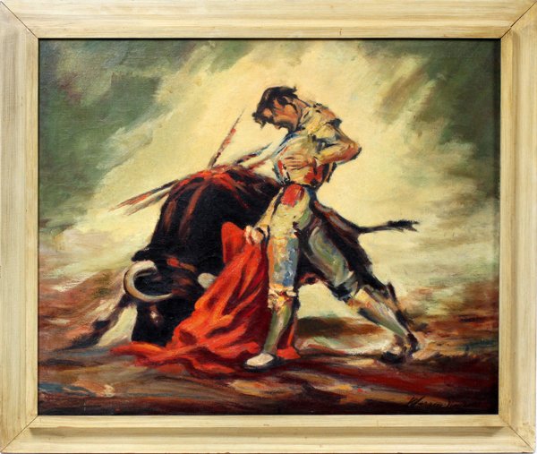 WARREN SIMPSON OIL ON CANVAS (1 of 3)