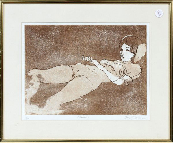 SAM KARRES LITHOGRAPH ELEANOR 1/50 (1 of 3)