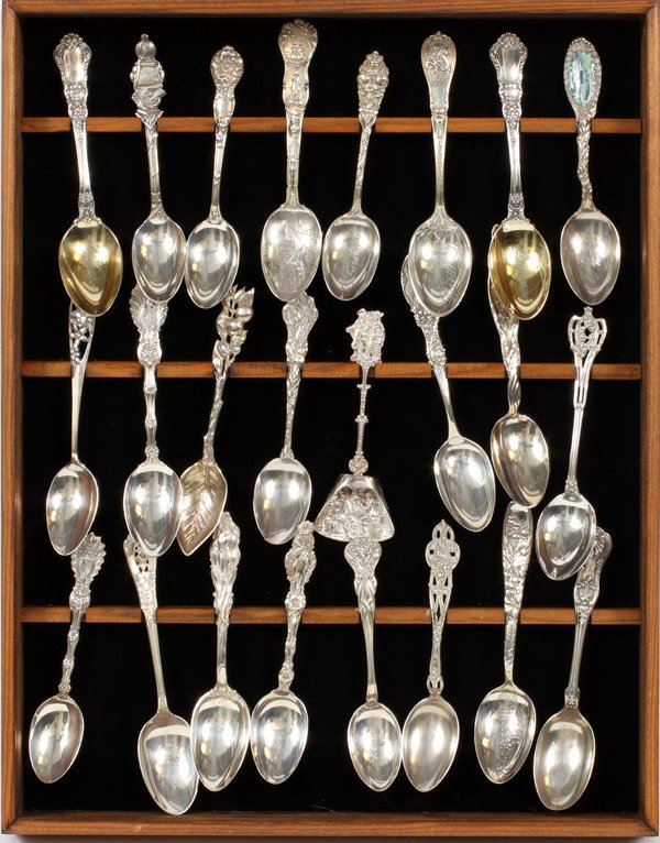 AMERICAN STERLING SPOON COLLECTION, 25 PIECES (1 of 1)