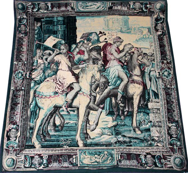 FRENCH MACHINE MADE TAPESTRY (1 of 3)