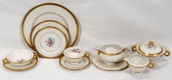 THEODORE HAVILAND PORCELAIN SET OF DISHES (1 of 2)