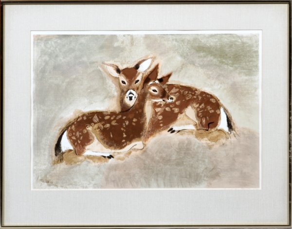 AFTER CHARLES CULVER SERIGRAPH BY HARRY GLASSGOLD (1 of 3)