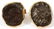 14KT YELLOW GOLD & ANTIQUE COIN CUFFLINKS PAIR
