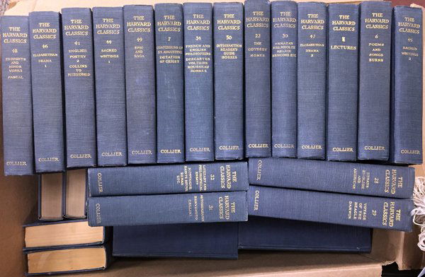 'THE HARVARD CLASSICS' OVER 20 CLOTH-BOUND BOOKS (1 of 1)