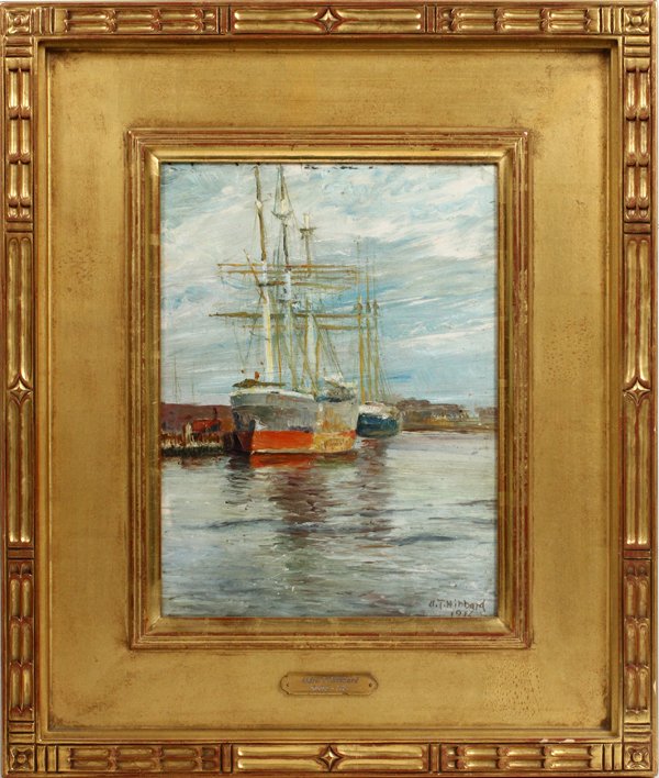 ALDRO THOMPSON HIBBARD OIL ON ARTIST BOARD (1 of 3)