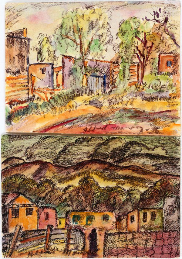 ALFRED MORANG WATERCOLORS C. 1956 (1 of 3)