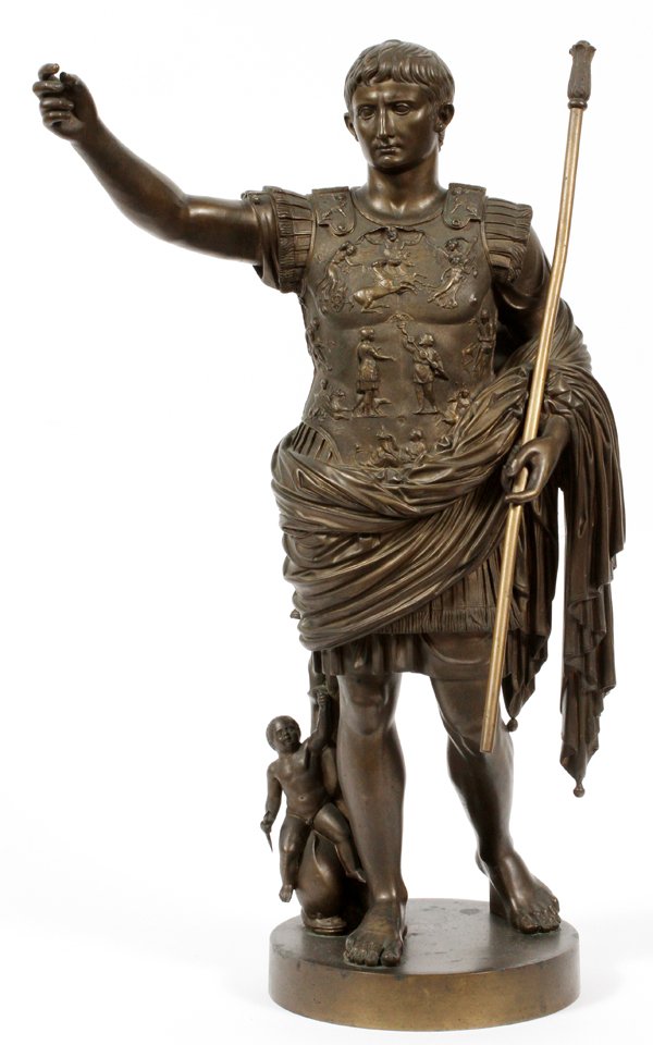 AFTER BOSCHETTI PATINATED BRONZE SCULPTURE (1 of 4)