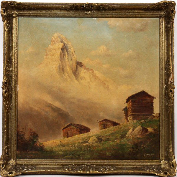 FRITZ WINTER OIL ON CANVAS (1 of 4)