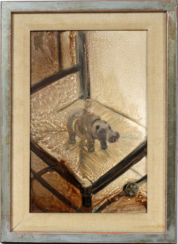 GLEN MICHAELS OIL ON BOARD (1 of 3)