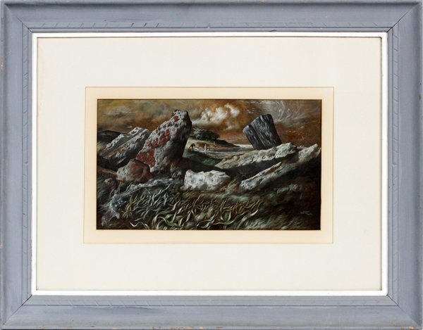 CARL HALL WATERCOLOR 1941 (1 of 5)