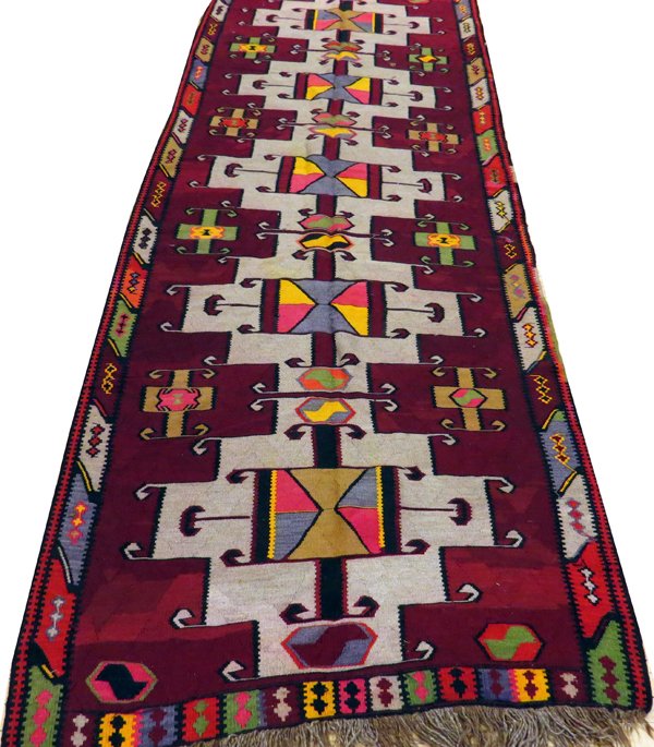 TURKISH BESSARABIAN HAND WOVEN WOOL RUG (1 of 2)