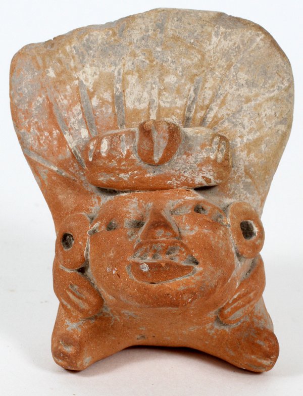 PRE-COLUMBIAN TERRACOTTA BUST (1 of 2)