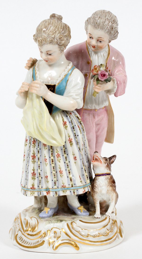 MEISSEN PORCELAIN FIGURE GROUP (1 of 3)