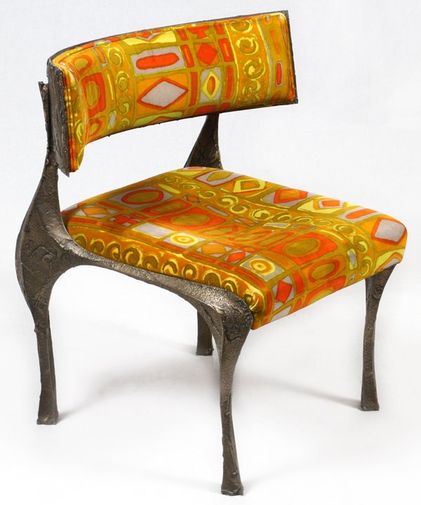 PAUL EVANSFOR DIRECTIONAL FURNITURE METAL CHAIR (1 of 5)