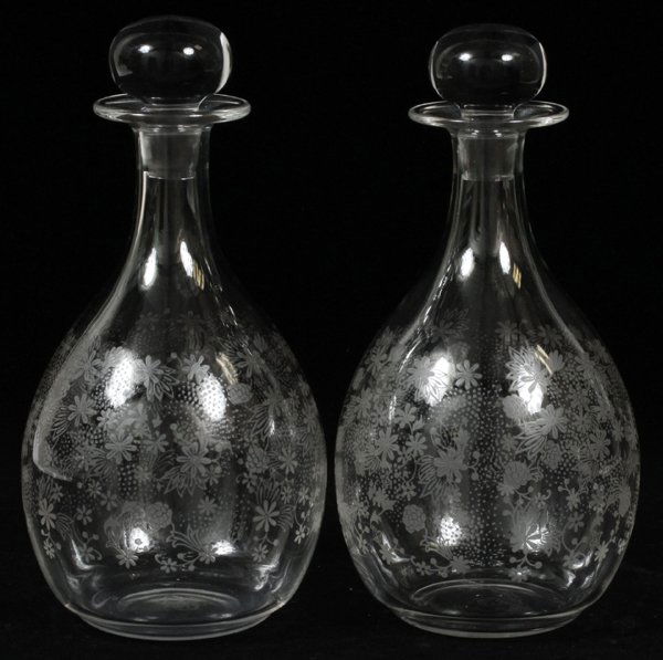 BACCARAT CRYSTAL DECANTERS, TWO (1 of 2)