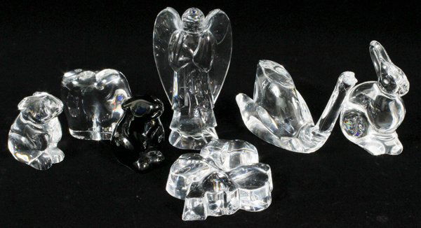 BACCARAT CRYSTAL ANGEL & ANIMAL FIGURES (1 of 2)