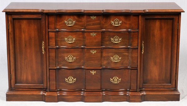 CARVED CHERRYWOOD SIDEBOARD (1 of 1)