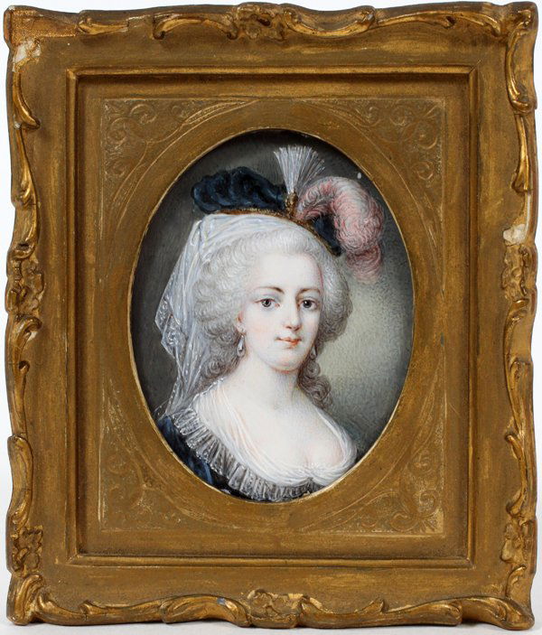 WATERCOLOR MINIATURE 19TH C. (1 of 4)