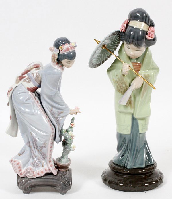 LLADRO PORCELAIN FIGURES, TWO (1 of 2)