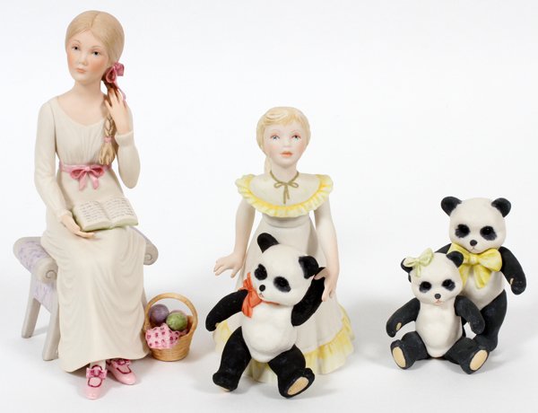 CYBIS BISQUE FIGURES, THREE (1 of 2)