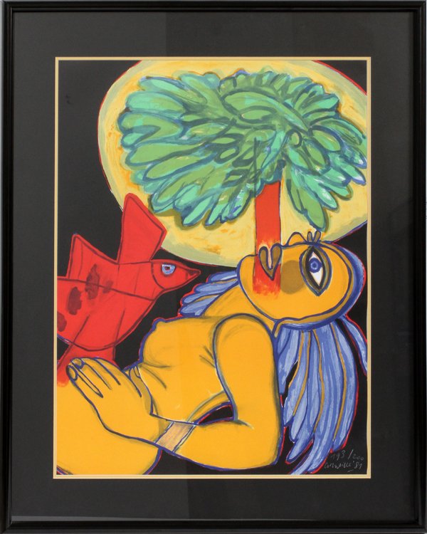 CORNEILLE LITHOGRAPH ON PAPER 1981 (1 of 3)