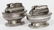 RONSON QUEEN ANNE PATTERN SILVER PLATE WICK LIGHTERS C.