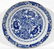 020200: CHINESE BLUE & WHITE PORCELAIN CHARGER, 18TH C
