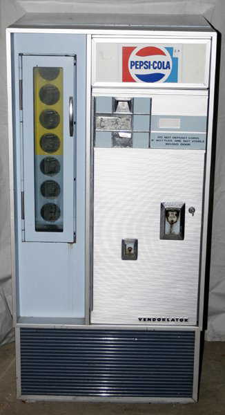020284: VENDORLATOR 'PEPSI COLA' VENDING MACHINE, H52"