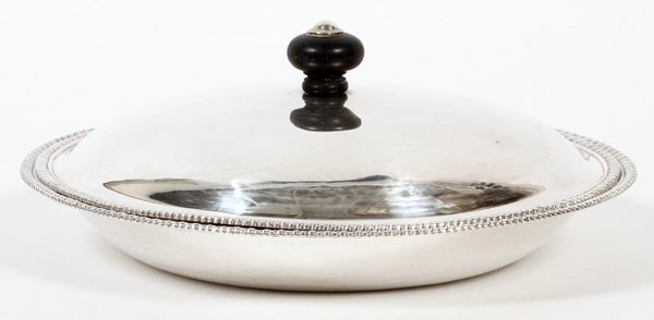 GEORGE III STERLING DISH, SEBASTIAN &JAMES CRESPELL (1 of 4)