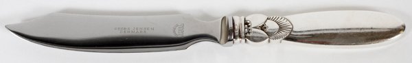 GEORG JENSEN 'CACTUS' STERLING CHEESE & FRUIT KNIFE (1 of 2)
