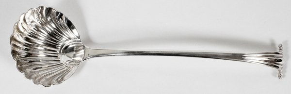 GEORGE III 'ONSLOW' STERLING LADLE C. 1774 (1 of 3)
