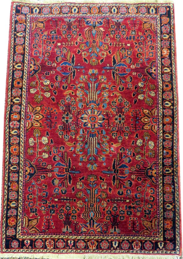 SAROUK PERSIAN RUG C. 1900 (1 of 3)