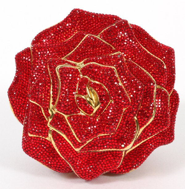JUDITH LEIBER RED ROSE MINAUDIERE (1 of 5)