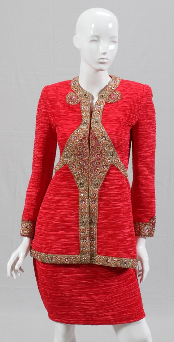 MARY MCFADDEN COUTURE EVENING SKIRT ENSEMBLE (1 of 2)