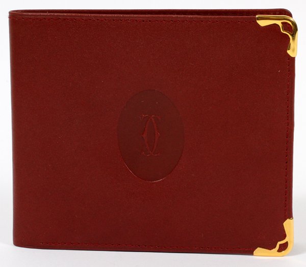 CARTIER LEATHER GENTLEMAN'S BI-FOLD WALLET (1 of 3)