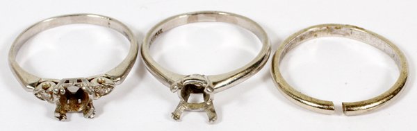 PLATINUM & GOLD RING SETTINGS THREE (1 of 2)