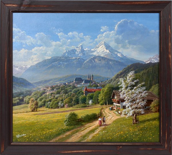 WOLFGANG HEINZ OIL ON CANVAS (1 of 3)