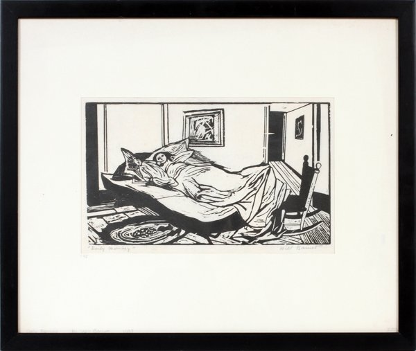 WILL BARNET WOODCUT (1 of 4)