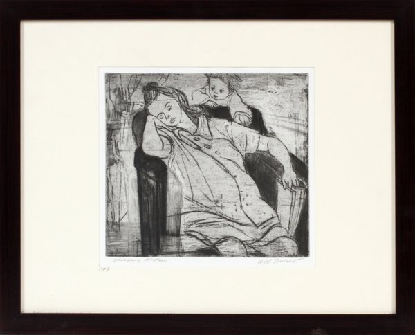 WILL BARNET ETCHING C. 1940 (1 of 4)