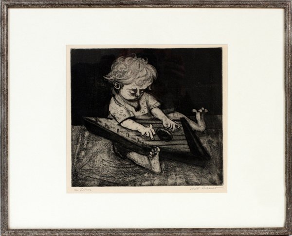 WILL BARNET AQUATINT C. 1939 (1 of 4)