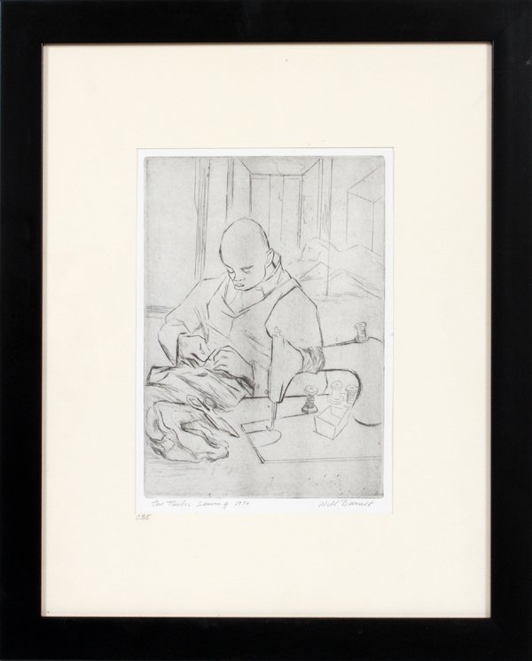 WILL BARNET ETCHING (1 of 3)