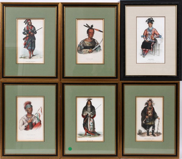 MCKENNY AND HALL BOWEN AMERICAN INDIAN LITHOGRAPHS (1 of 2)