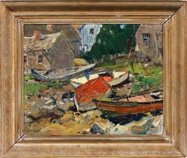 HARRY AIKEN VINCENT OIL ON BOARD (1 of 3)