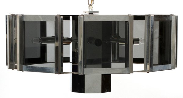 MID-CENTURY MODERN STAR BURST CHANDELIER (1 of 2)