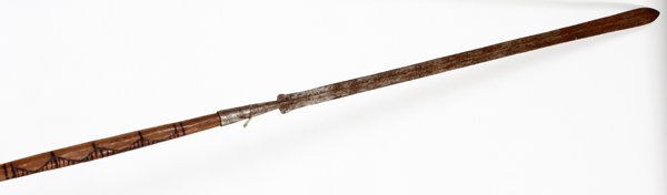 AFRICAN ANTIQUE MASAI WARRIOR BIG GAME SPEAR (1 of 2)