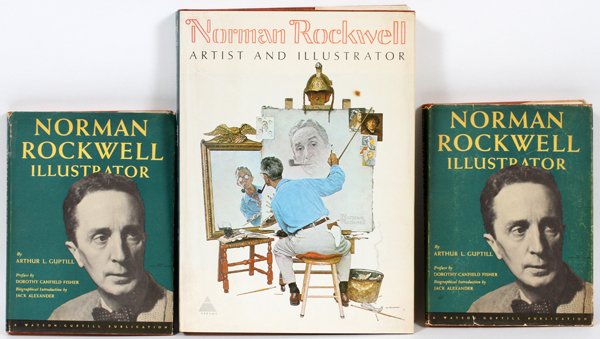 SIGNED NORMAN ROCKWELL ARTIST & ILLUSTRATOR BOOKS (1 of 4)