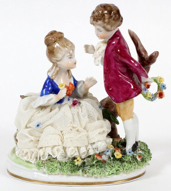 GERMAN PORCELAIN FIGURE (1 of 2)