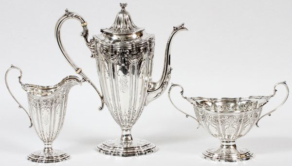GORHAM STERLING AFTER-DINNER COFFEE SET (1 of 4)